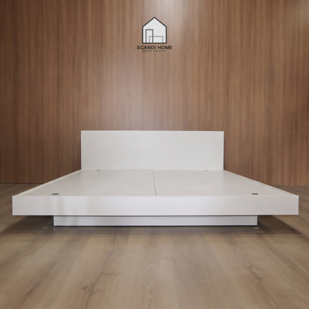 MOLTENI,Giường bay BED_202, 180X220x74,5cm , Giường ngủ Scandi Home