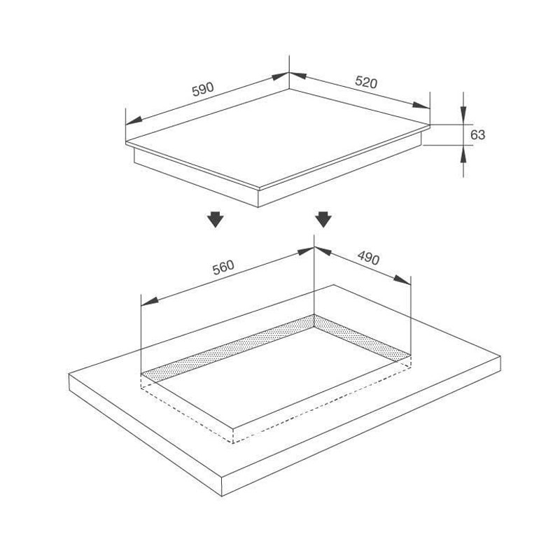 Bếp Từ Malloca MI 594 LINEAR