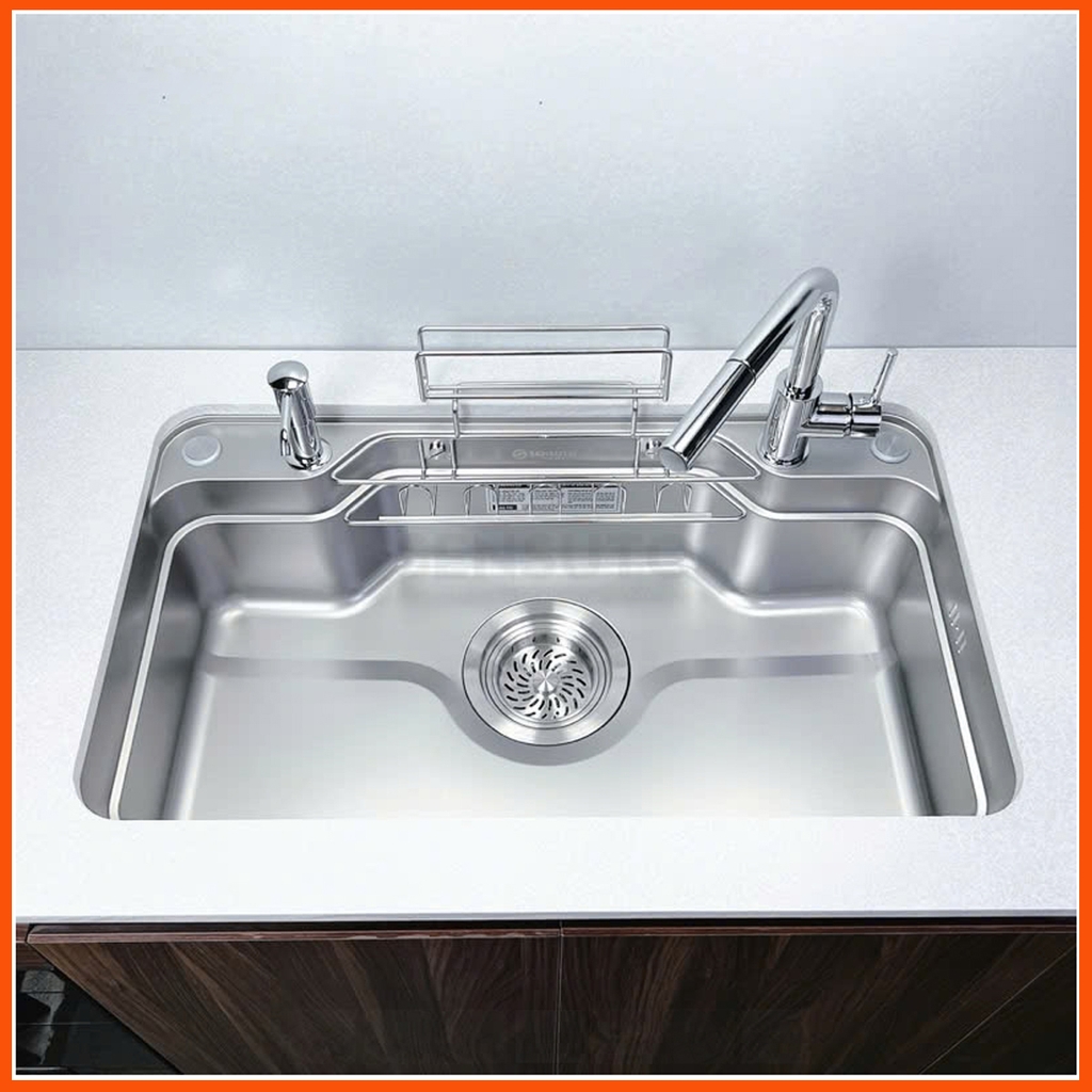 Bồn Rửa Chén Inox XLG8248TS Cao Cấp – Chống Xước, Chống Bám Bẩn, Dễ Vệ Sinh