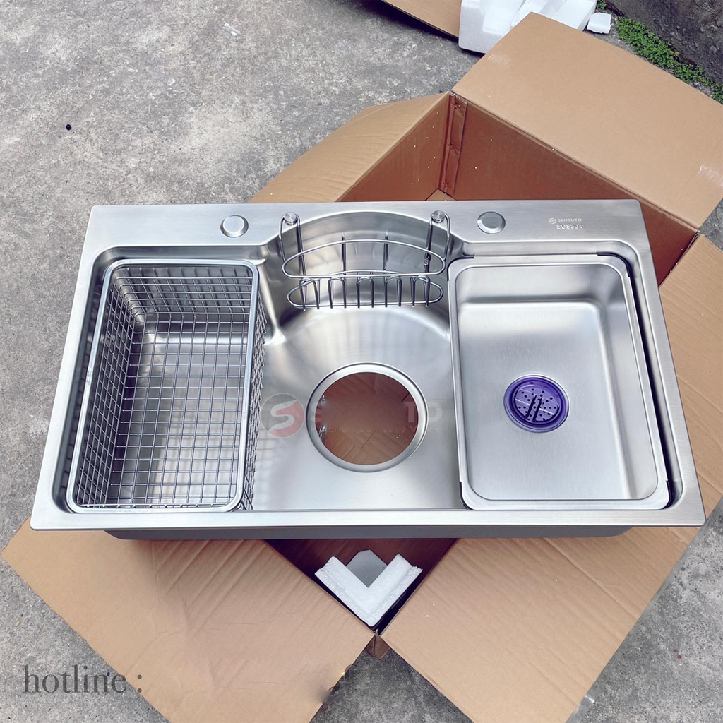 Chậu Rửa Bắt 1 Hố 304 Tây Ban Nha C7248