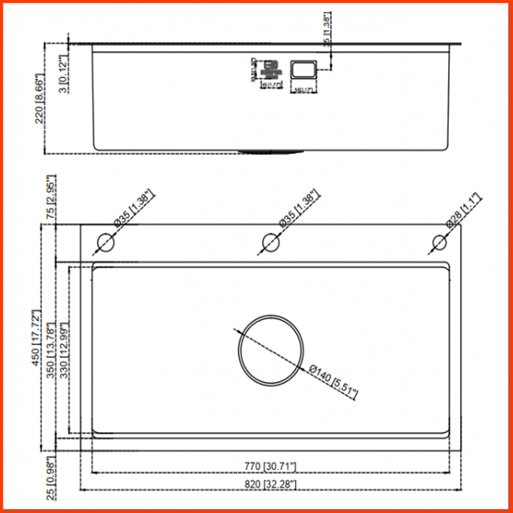 Chậu Rửa Bát 1 Hố KP – CR08 – 8245NE | Thiết Kế Hiện Đại, Tiện Lợi, Phù Hợp Mọi Không Gian Bếp