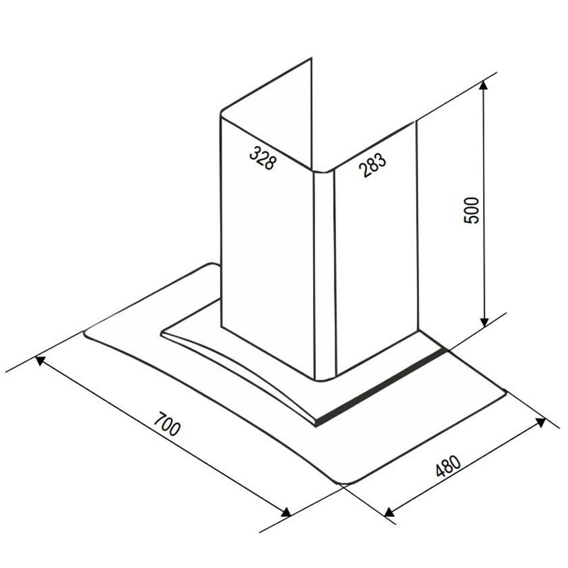 Máy Hút Mùi Bauer BC 70EC3B