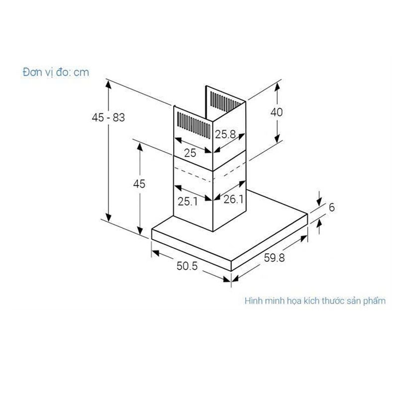 Máy Hút Mùi Bosch DWB67BK61T