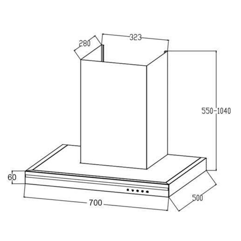 Máy Hút Mùi Canzy CZ HE90SS