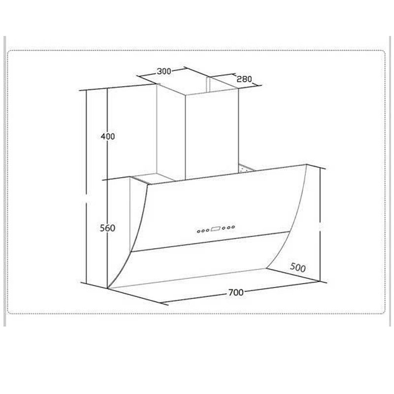 Máy Hút Mùi Chef’s EH-R706E7B
