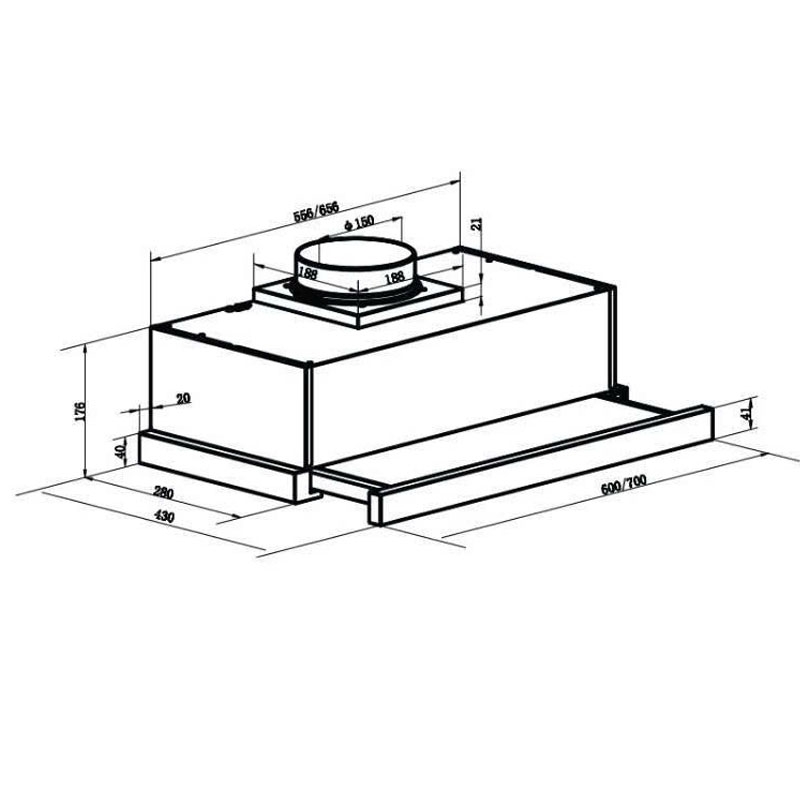 Máy Hút Mùi Faster FS SYP7003