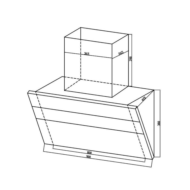 Máy Hút Mùi Hafele HC-H901WB 533.83.655