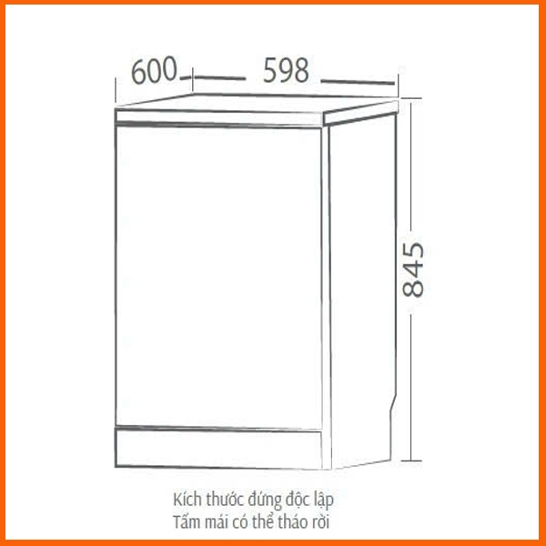 Máy Rửa Bát Canzy CZ-DSW809EU Seri 8 – Hàng Chính Hãng, Giá Tốt, Giao Nhanh