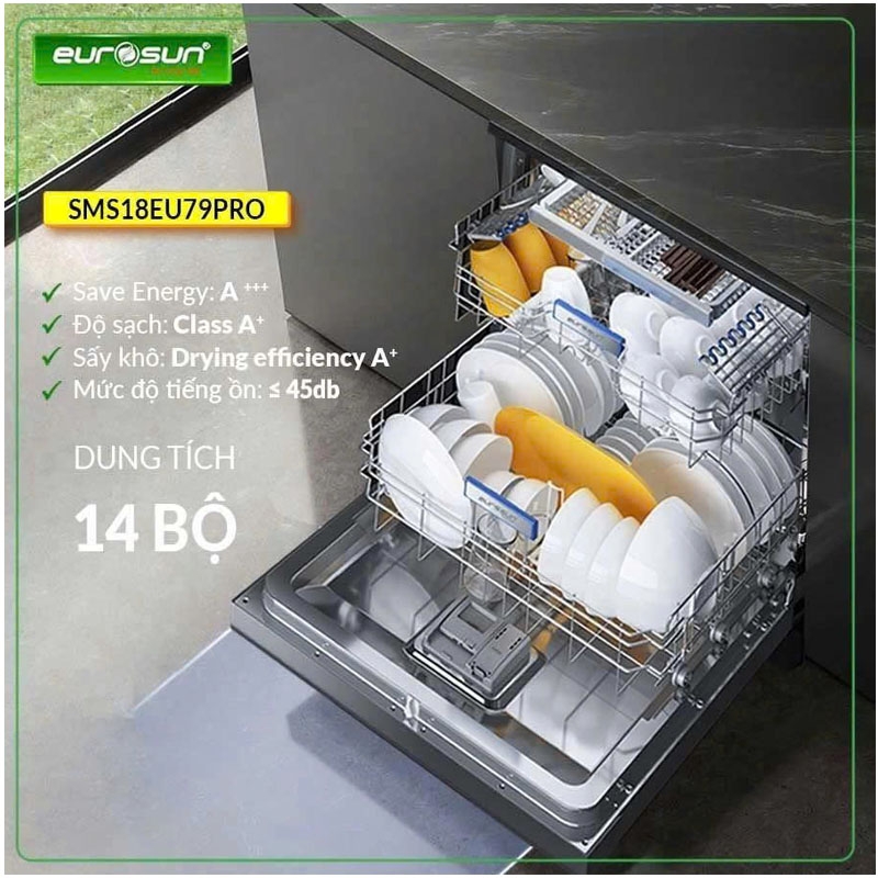 Máy Rửa Bát Eurosun SMS18EU79PRO
