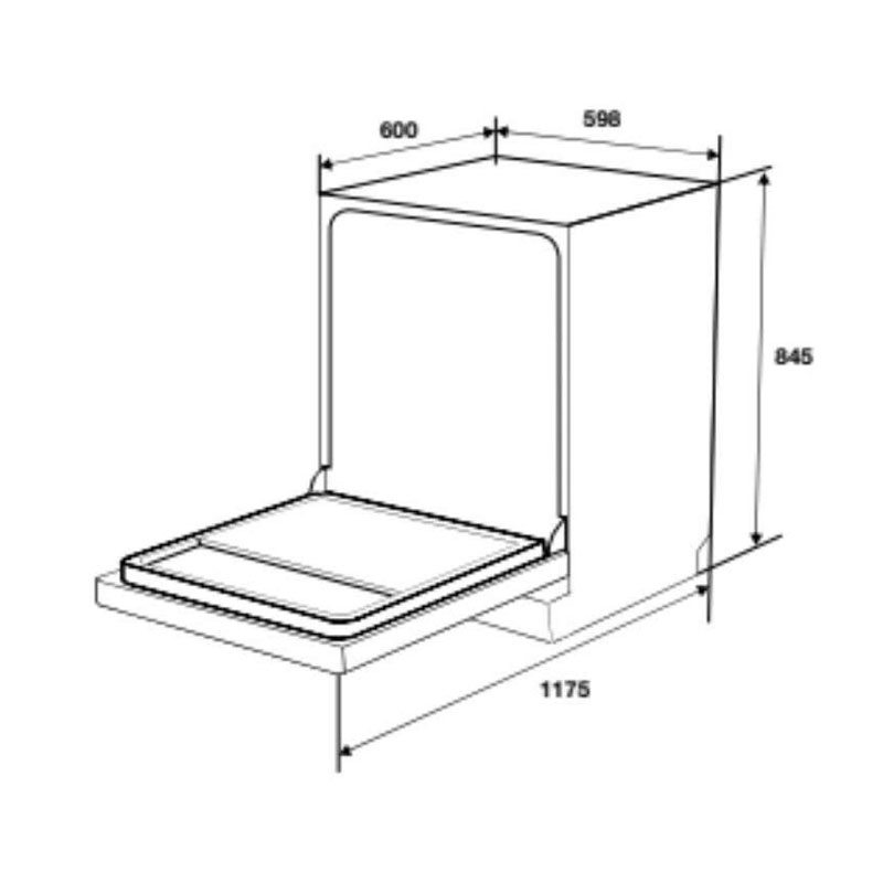 Máy Rửa Bát Hafele HDW-F6031G 535.29.651