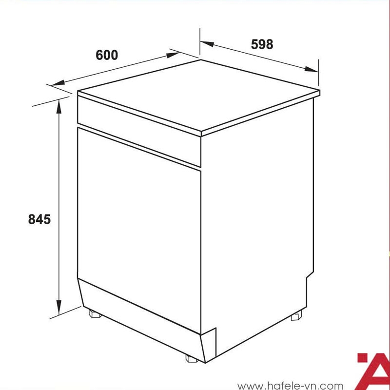 Máy Rửa Bát Hafele HDW-F60G 535.29.590