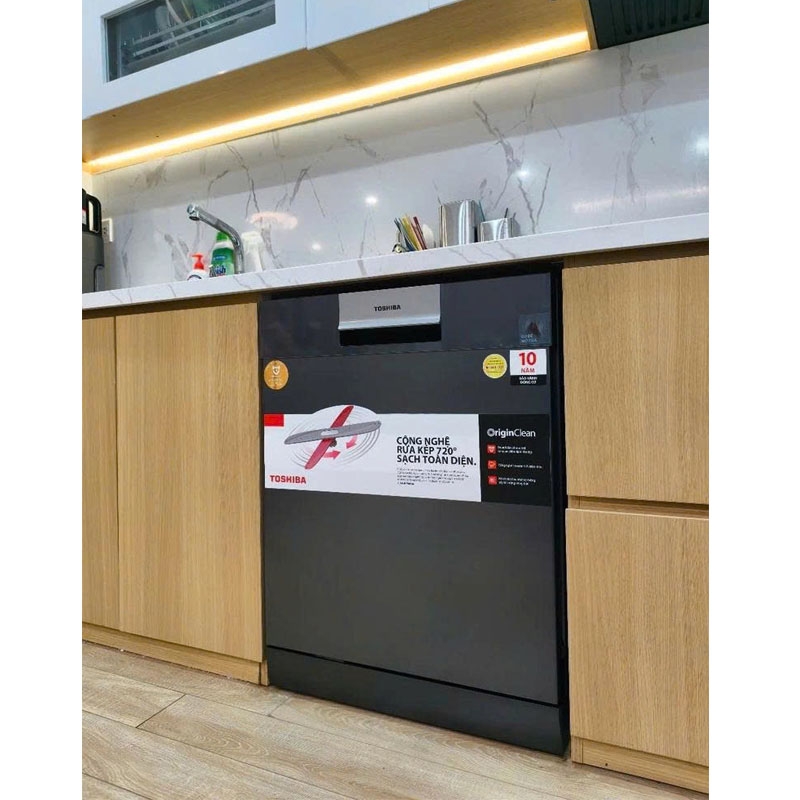 Máy Rửa Chén Toshiba OriginClean DW-15F8(B)-VN