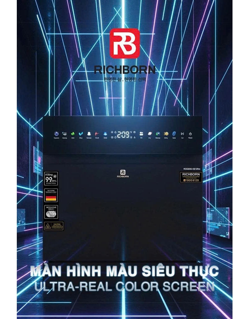 Máy Rửa Bát RICHBORN RDG6063 S8 Ultra