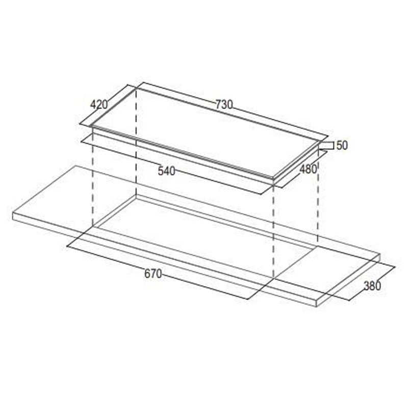 Bếp Từ Đôi Bauer BE820GT