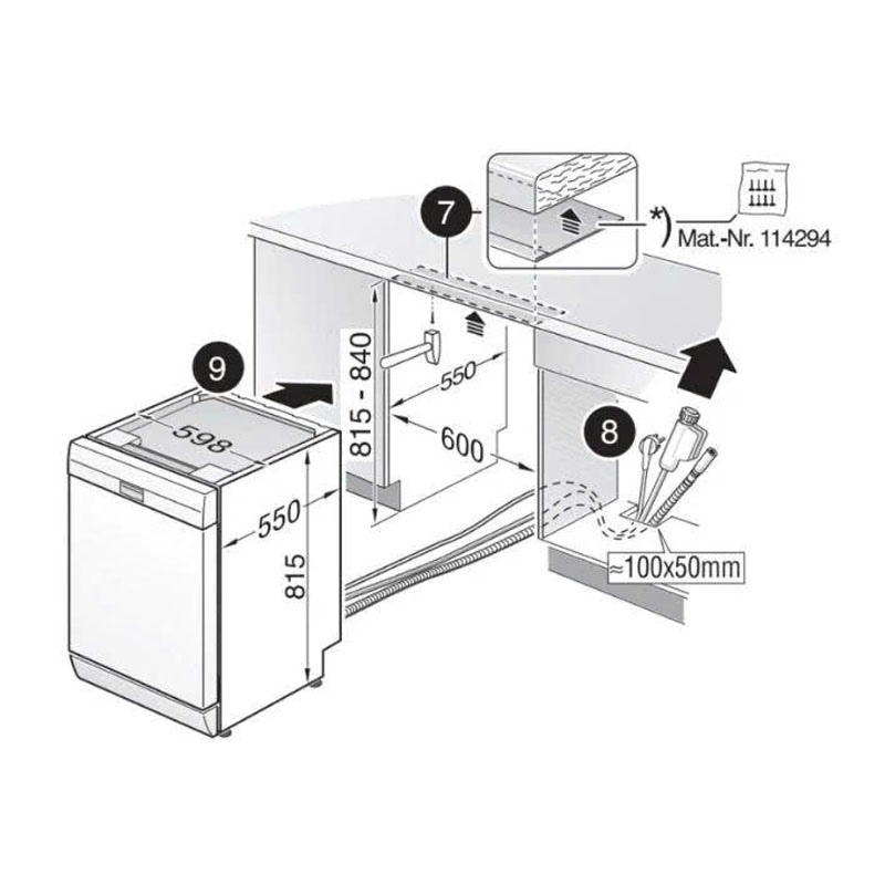 Máy Rửa Bát Bosch SMS6ZCI85M Series 6