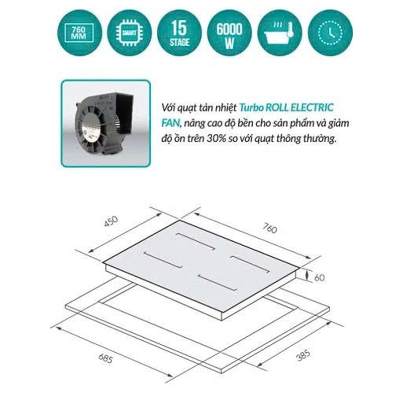 Bếp Từ GrandX GX IP789LUX