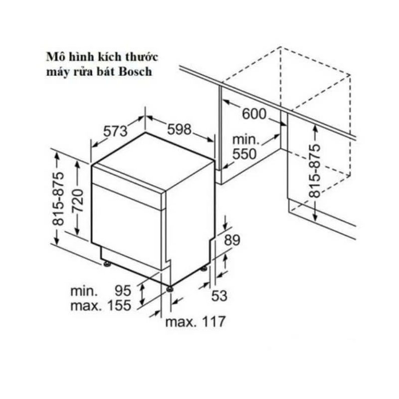 Máy Rửa Bát Bosch SMS4ECI14E
