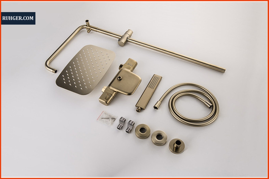 Vòi Hoa Sen Tắm Nhiệt Độ KB4920 Màu Vàng