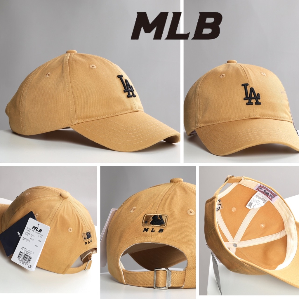 0410  HÀNG CHÍNH HÃNG  MũNón Lưỡi Trai MLB TRẮNG NY Form Mềm   MỘC  SHOES