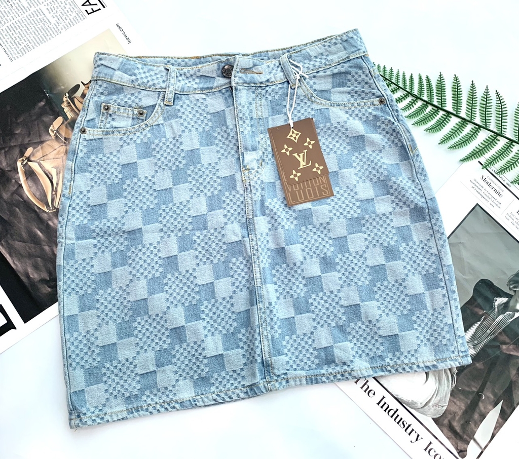 ORDER Set chân váy và áo blouse Louis Vuitton