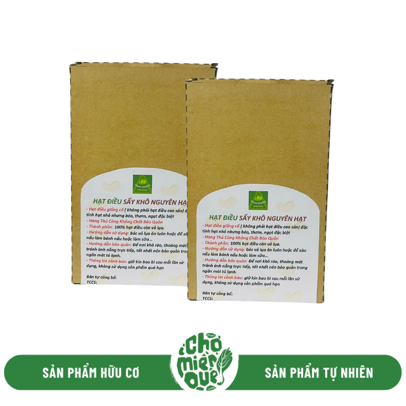Hạt điều Giống cổ sấy nguyên hạt - 500gr