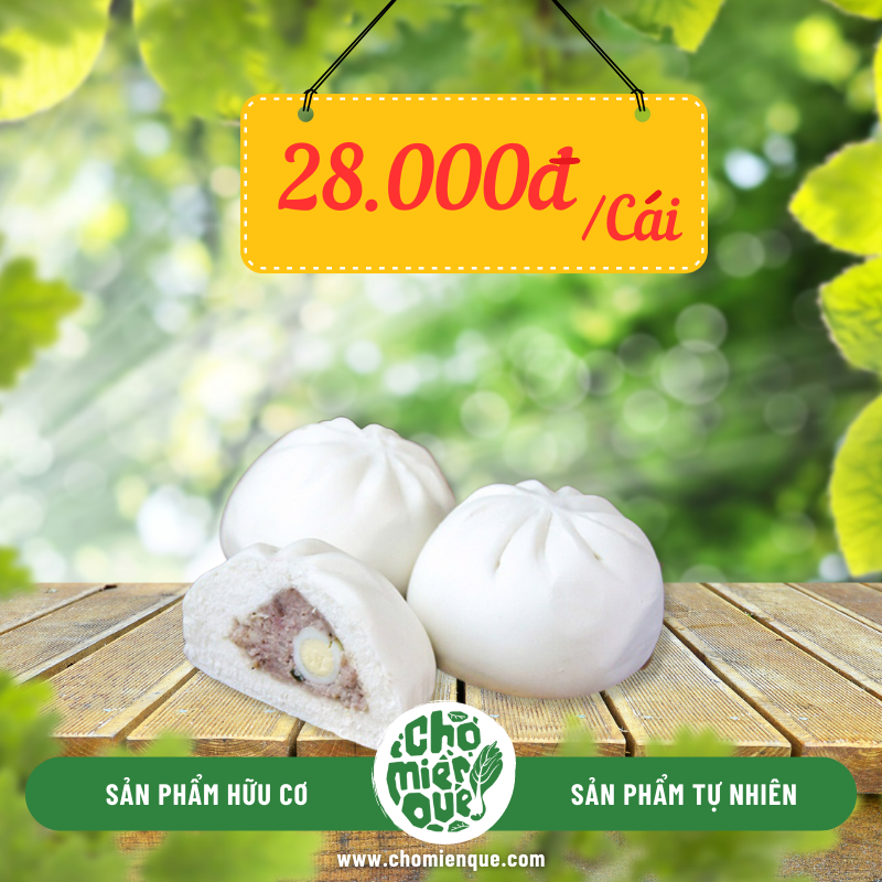 Bánh bao mặn - Hộp 6 cái