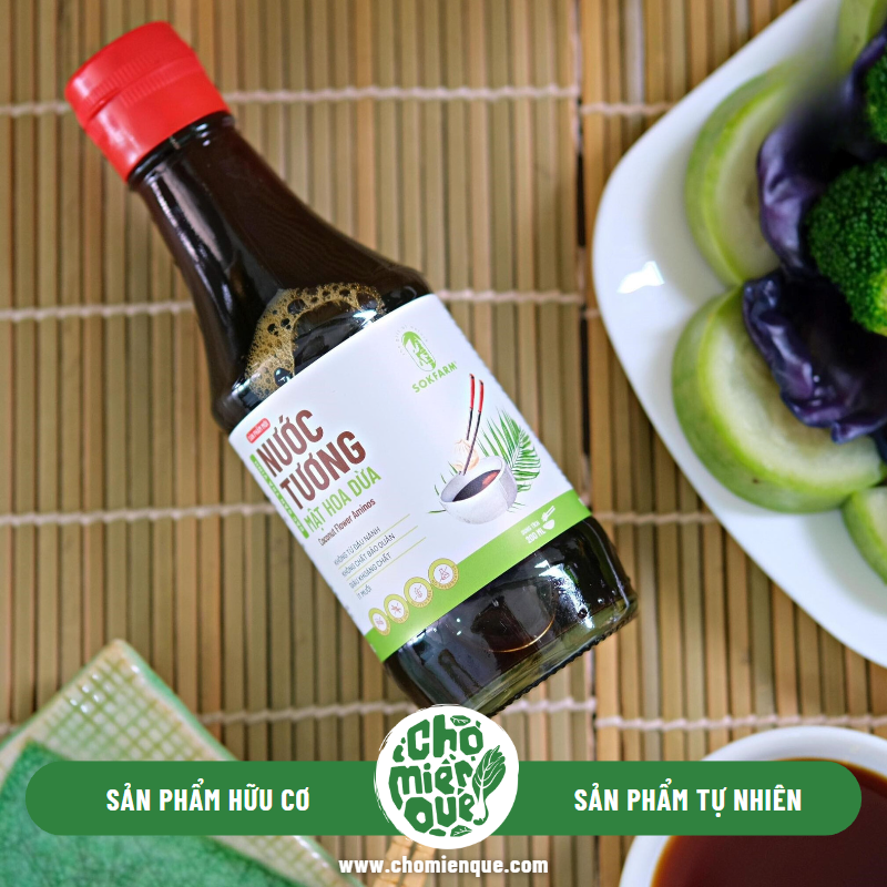 Nước tương mật hoa dừa 200ml ĐLBD - Chai