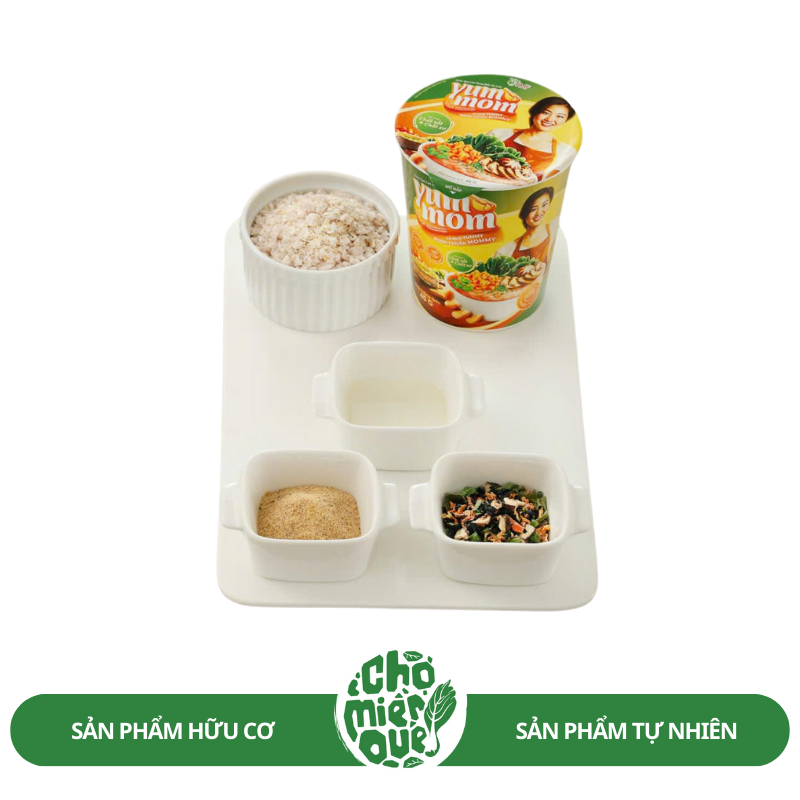 Cháo gạo lứt rong biển ăn liền Yummom TM - 45gr