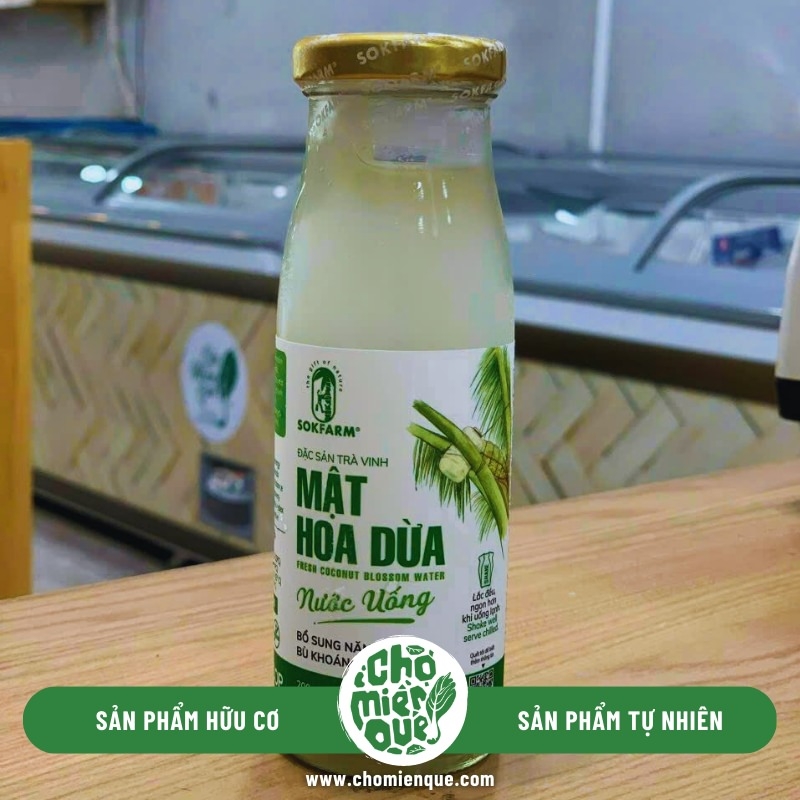 Mật Hoa Dừa Tươi Thủy Tinh ĐLBD - 200ml