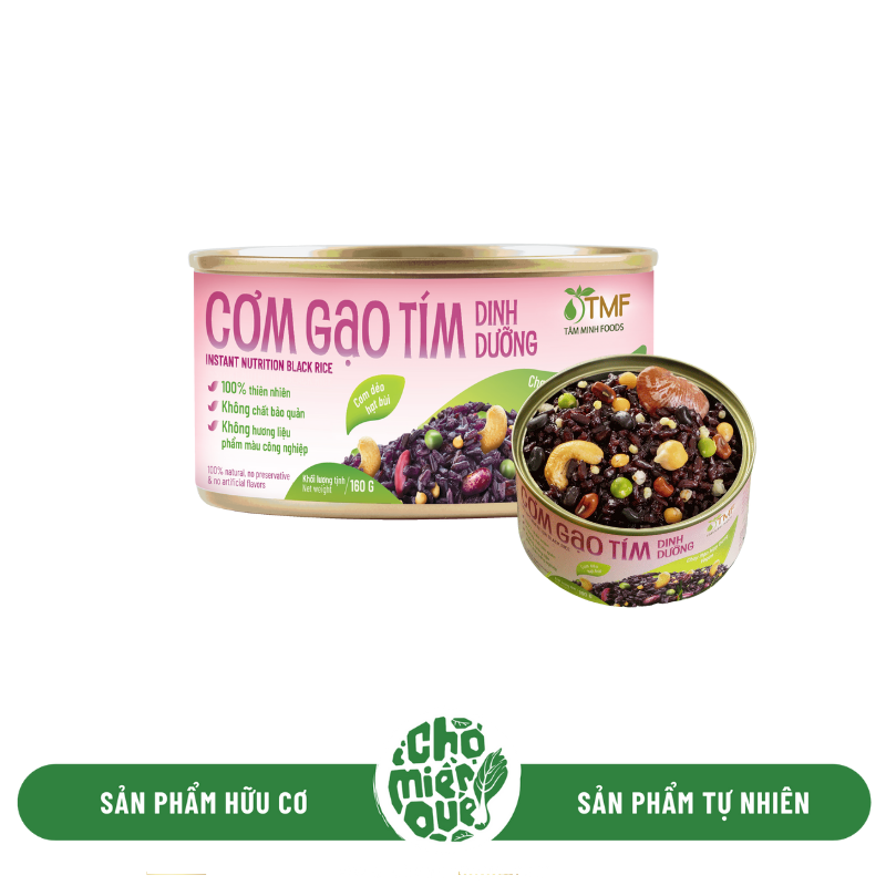 Cơm gạo tím dinh dưỡng - TM