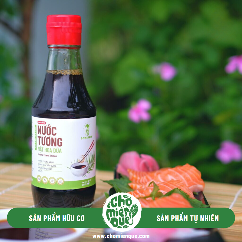 Nước tương mật hoa dừa 200ml ĐLBD - Chai