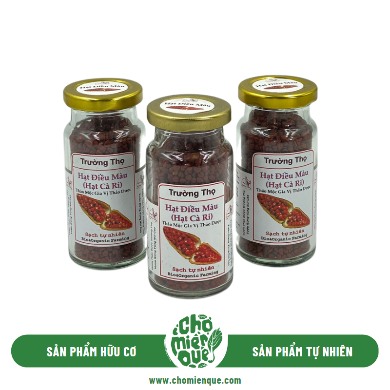Hạt điều màu (Cà ri) CPS - Hủ 90gr