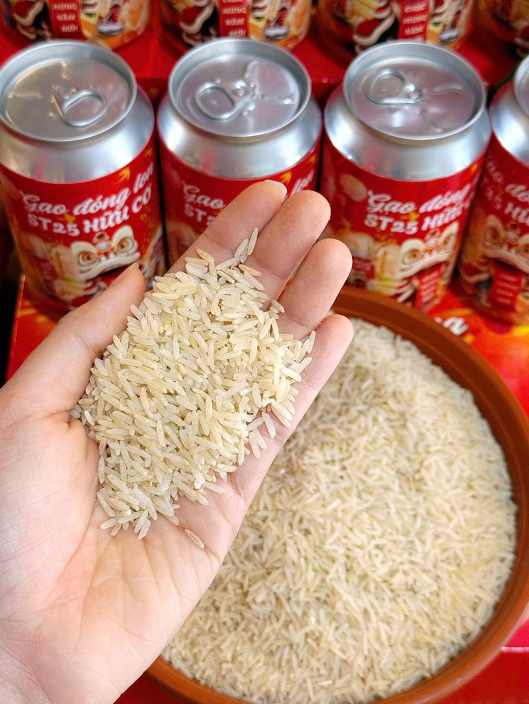 TPO - GẠO LON HỮU CƠ ST25 - THÙNG