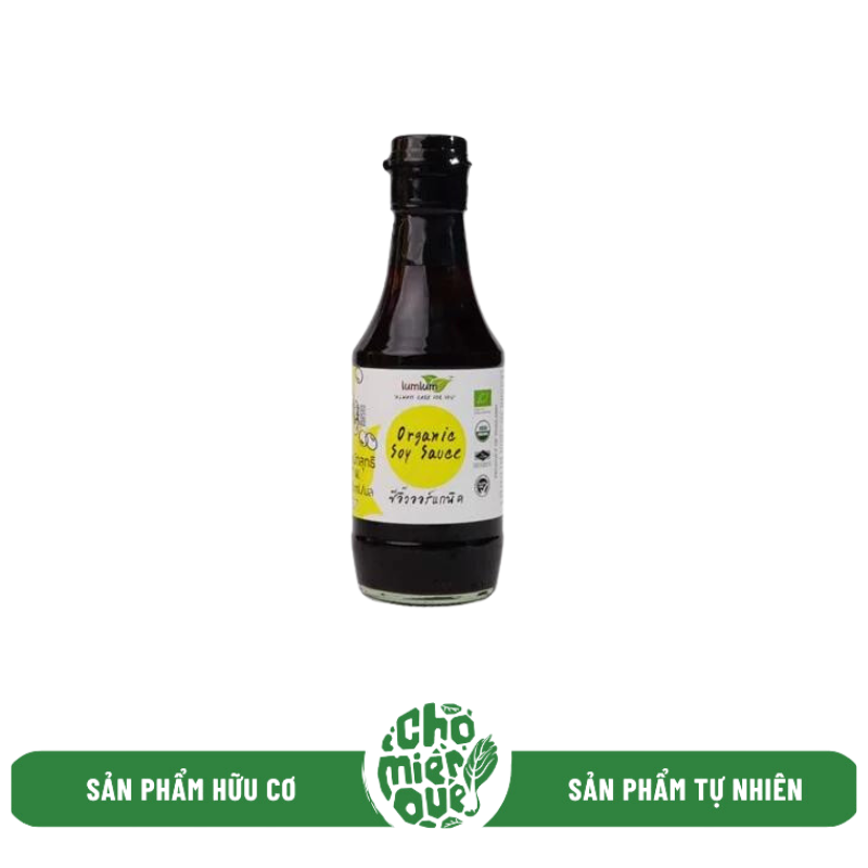 Nước tương đậu nành hữu cơ LumLum SHC - 200ml