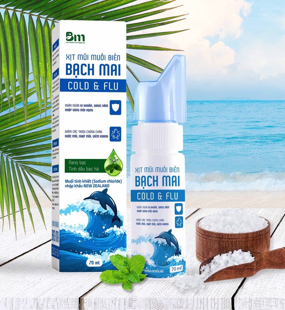 Xịt muối biển Bạch Mai Dược Bạch Mai