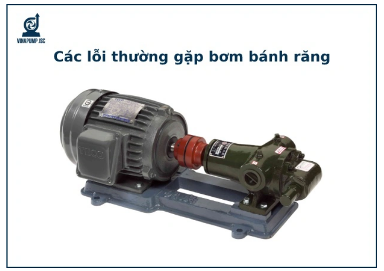 Cách sửa chữa lỗi thường gặp của bơm bánh răng