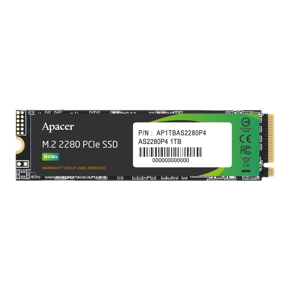 Ổ cứng SSD Apacer AS2280P4 512GB PCIe NVMe 3x4