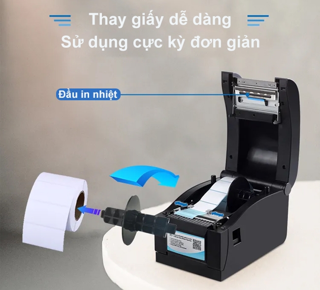 Máy in tem nhãn mã vạch Xprinter 350B