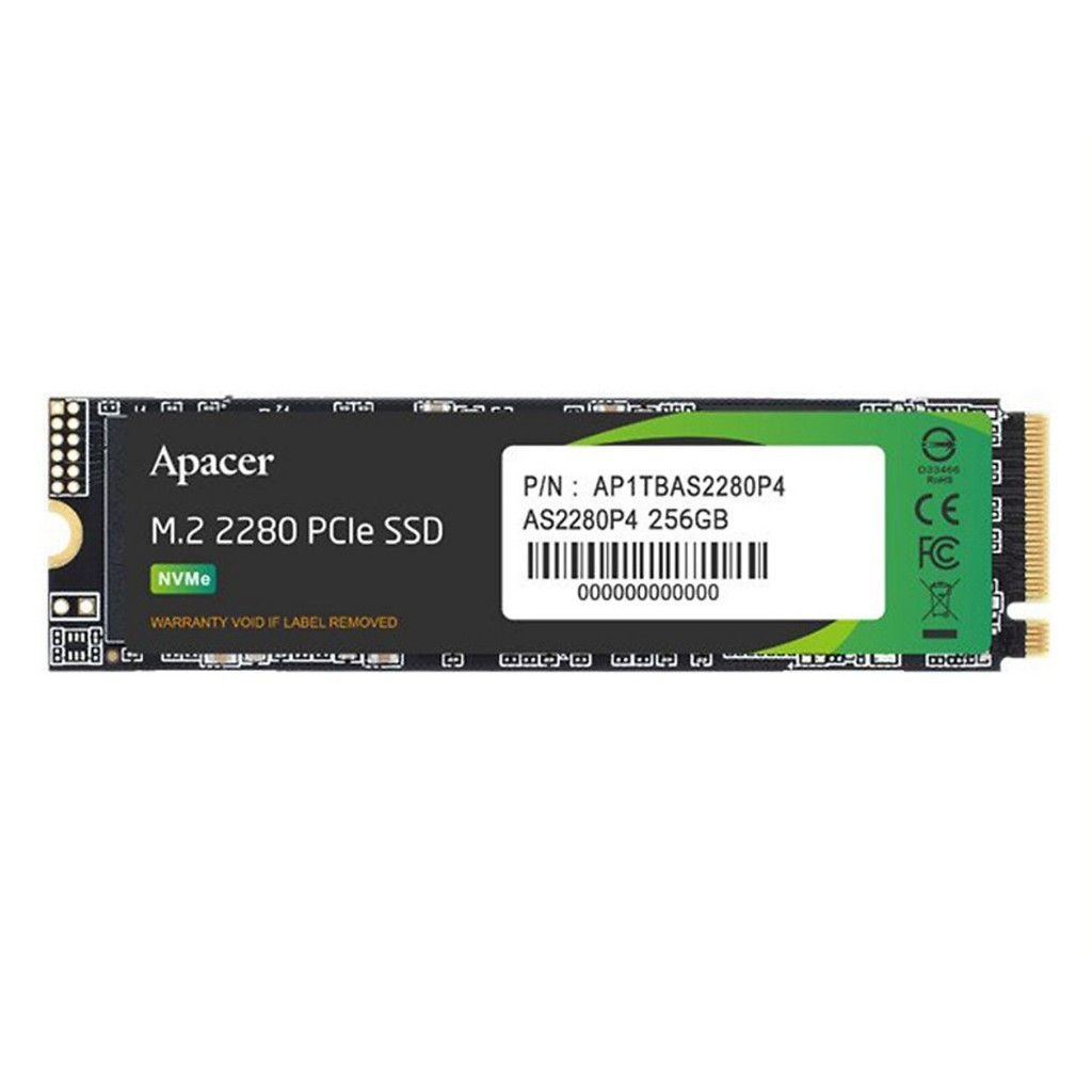 Ổ cứng SSD Apacer AS2280P4 256GB, 512GB, 1TB PCIe NVMe 3x4