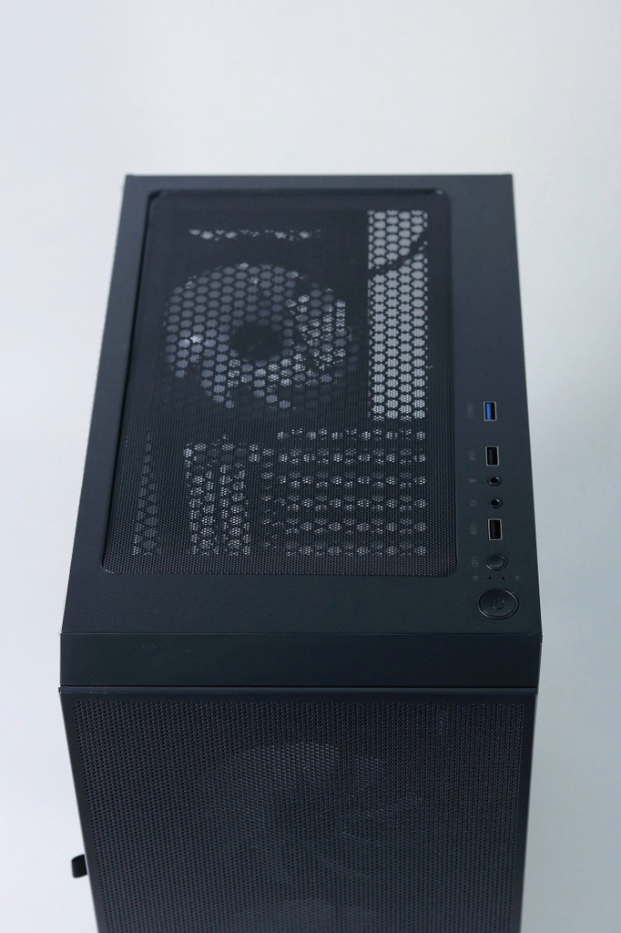 Vỏ Case Máy Tính SAMA 3307 Black (ATX/Mid Tower/Màu Đen/Kèm sẵn 3 Fan ARGB)