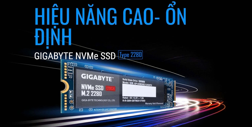Ổ Cứng Máy Tính SSD Gigabyte 256GB M.2 2280 NVMe Gen3x4