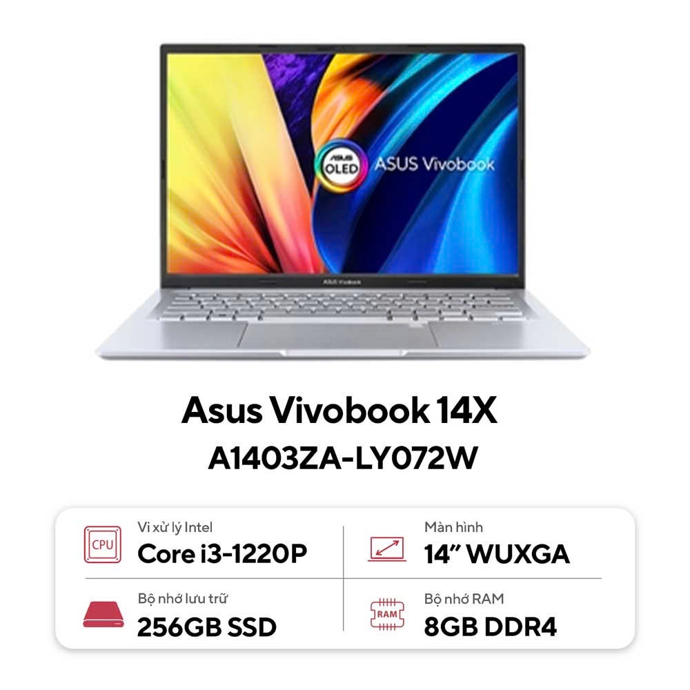 LAPTOP ASUS A1403Z I3-1220P/8G/SSD 256GB