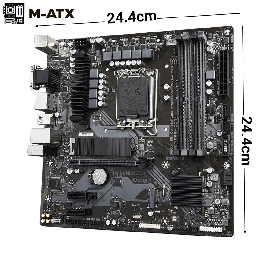 Bo mạch chủ - Mainboard GIGABYTE B760M DS3H