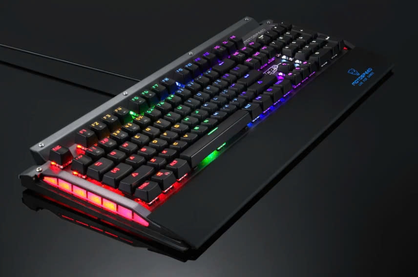 Bàn Phím Cơ Gaming Có Dây Motospeed CK98 Rainbow New Version