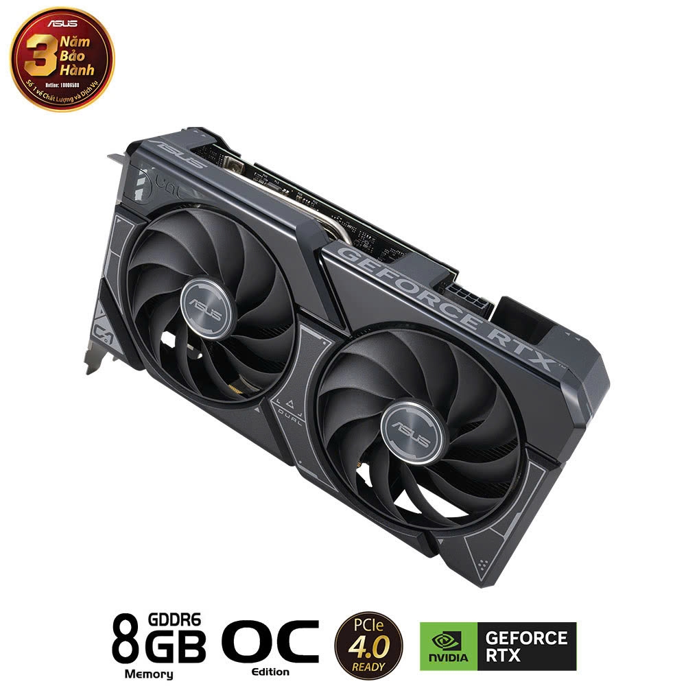 Card Đồ Họa VGA ASUS Dual GeForce RTX 4060 OC Edition 8GB