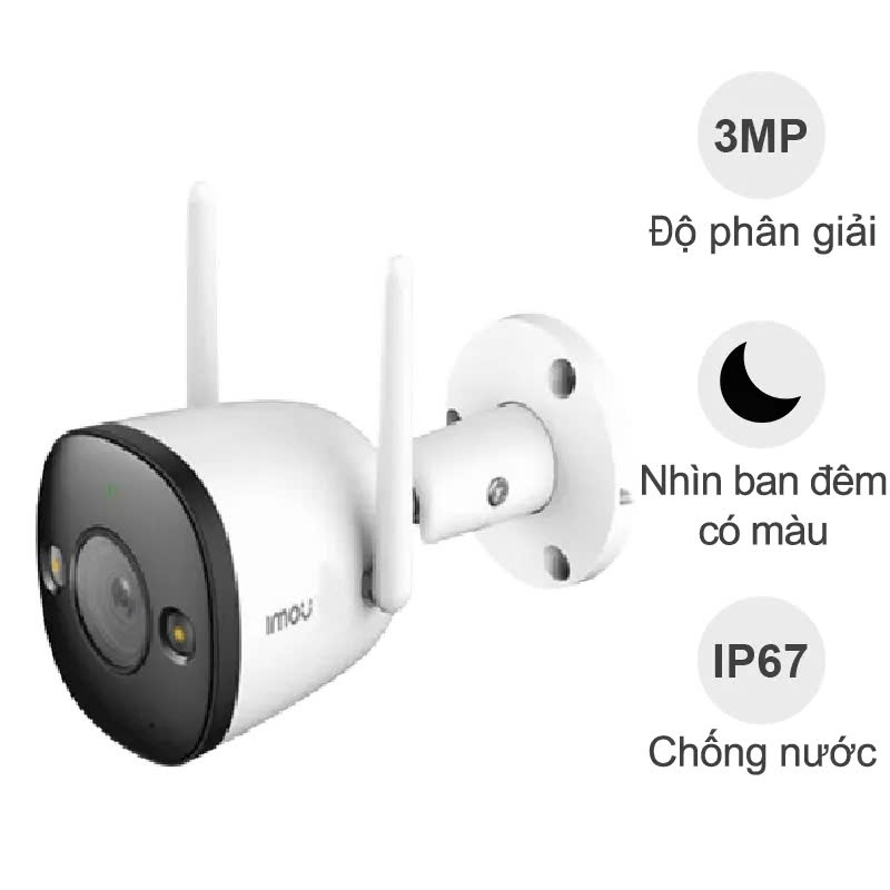 Camera IMOU IPC-F32FP 2K 3MP Wifi ngoài trời