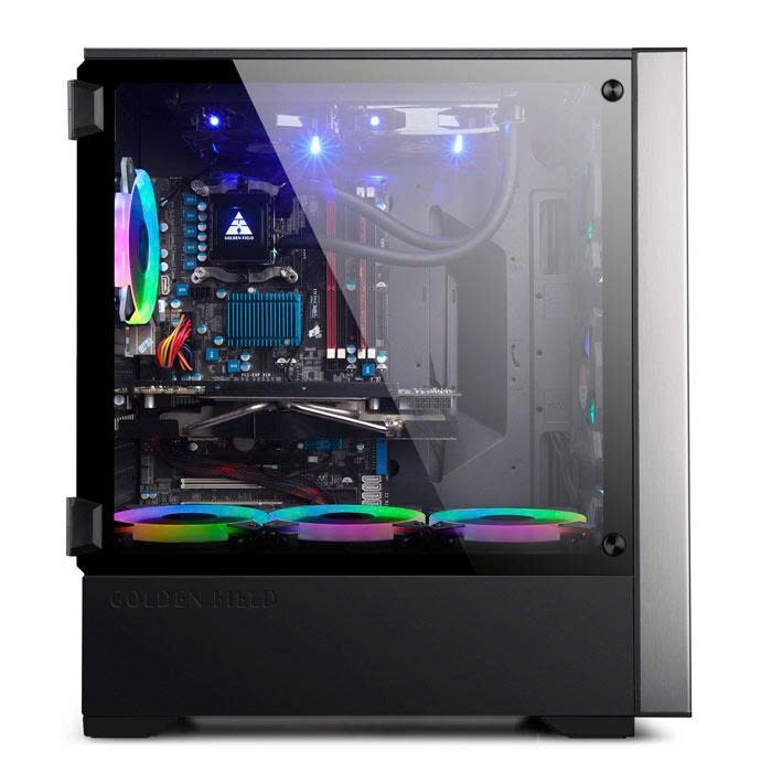 Vỏ Case Máy Tính GOLDEN FIELD Z22FA EATX Gaming Pro 3 Fan ARGB