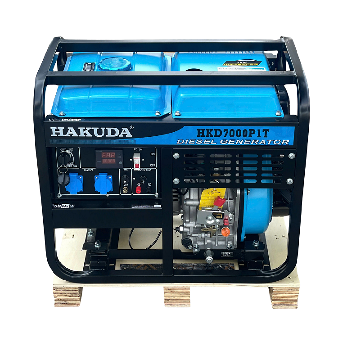 Máy phát điện chạy dầu HAKUDA 7KW HKD7000P1T