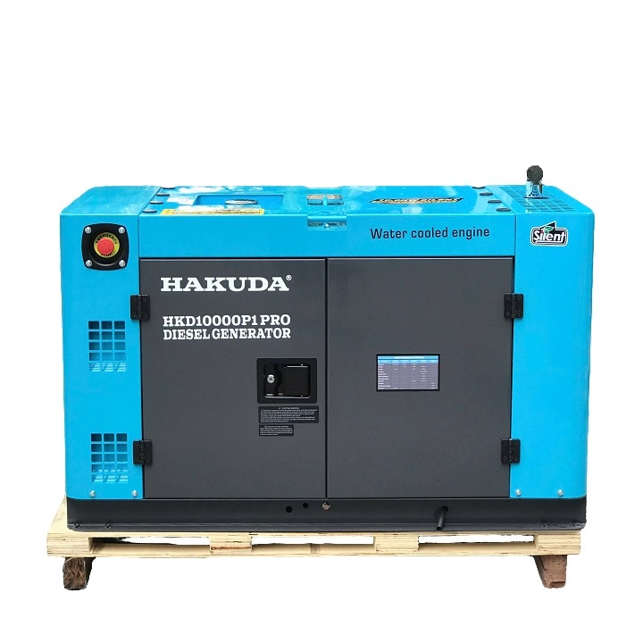 Máy phát điện chạy dầu HAKUDA HKD10000P1PRO 10KW siêu cách âm
