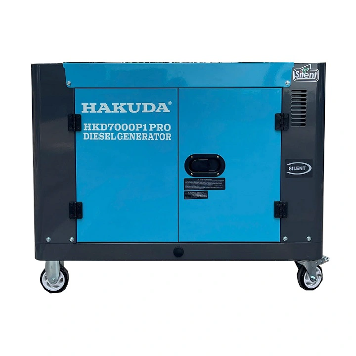 Máy phát điện chạy dầu diesel 7KW HAKUDA HKD7000P1PRO siêu cách âm